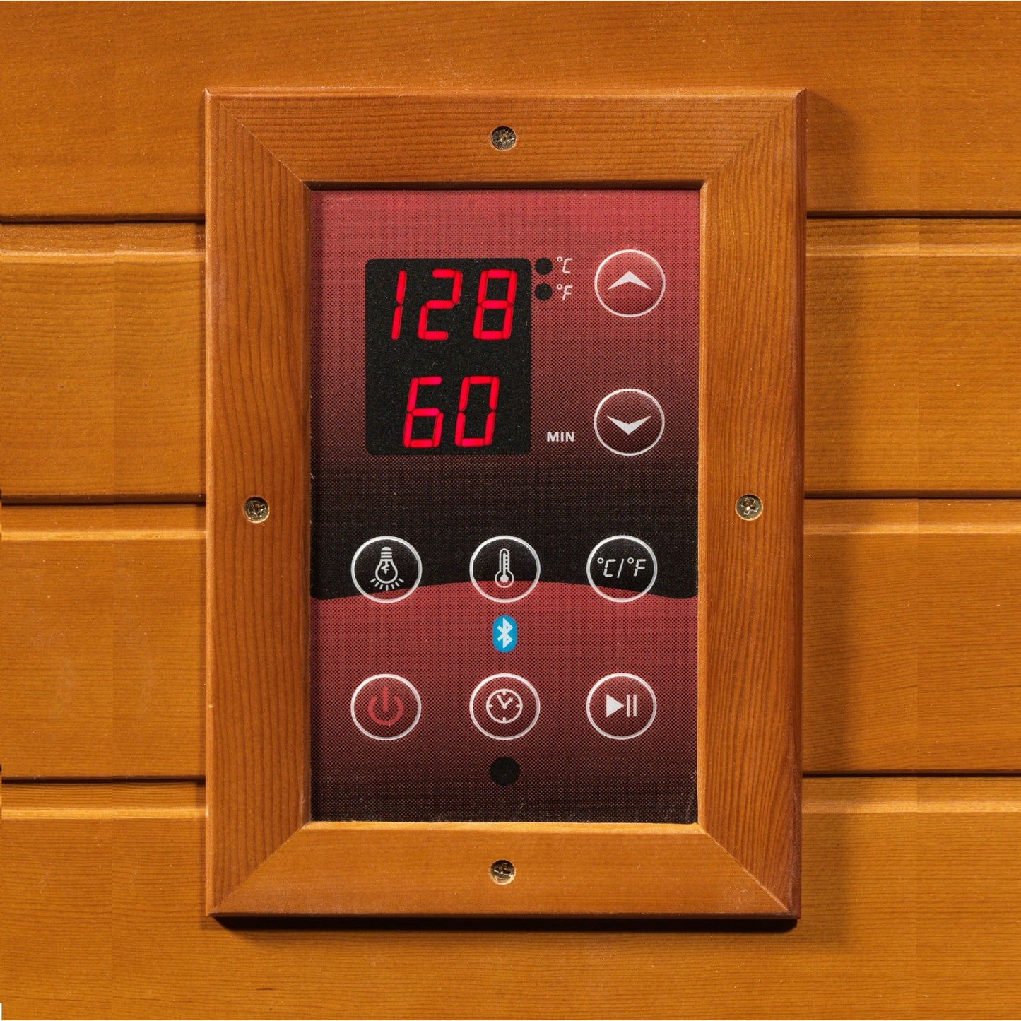 Golden Designs Dynamic Heming 2-person Corner Low EMF FAR Infrared Sauna