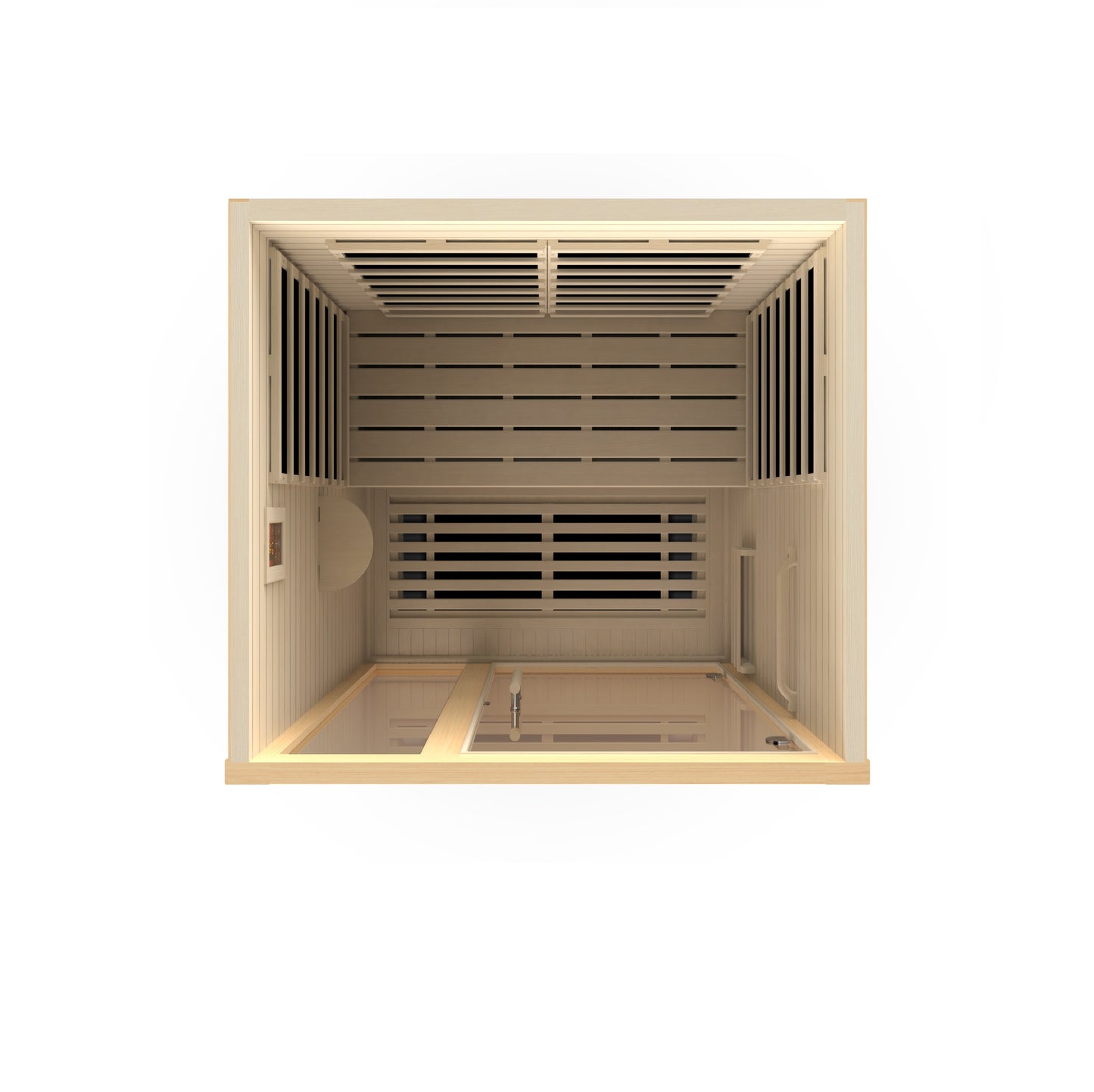 Golden Designs Dynamic Llumeneres 2-person Ultra Low EMF FAR Infrared Sauna