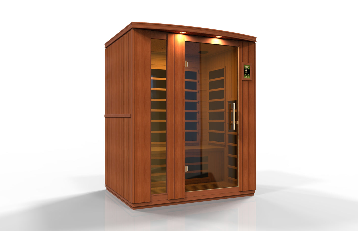 Golden Designs Dynamic Lugano 3-person Low EMF FAR Infrared Sauna