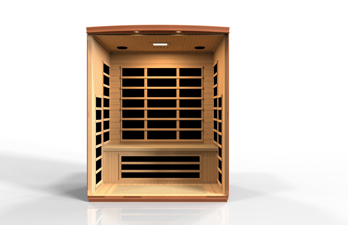 Golden Designs Dynamic Lugano 3-person Low EMF FAR Infrared Sauna