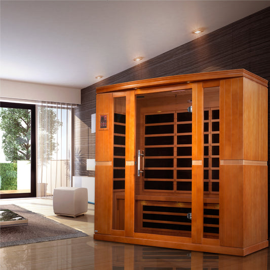 Golden Designs Dynamic Bergamo 4-person Low EMF FAR Infrared Sauna