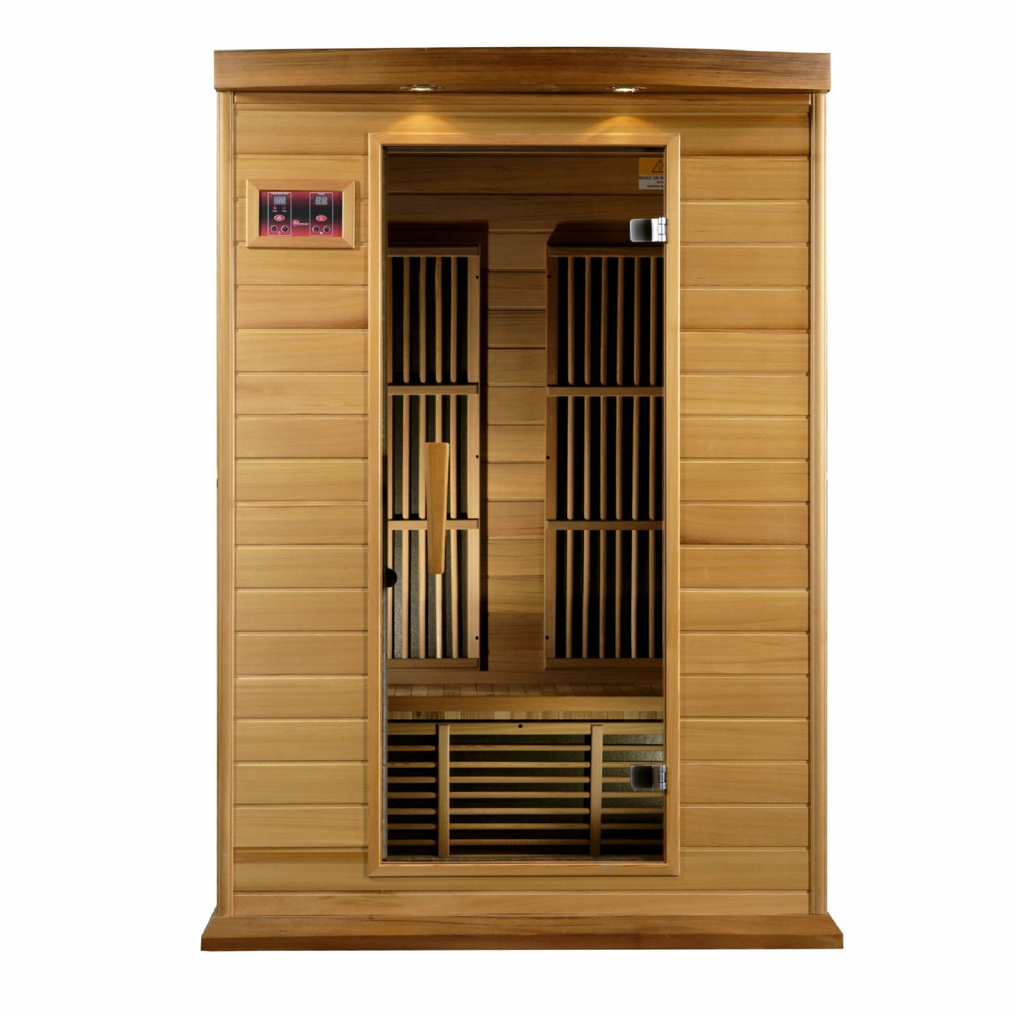 Golden Designs Maxxus 2-Person Low EMF FAR Infrared Canadian Red Cedar Sauna