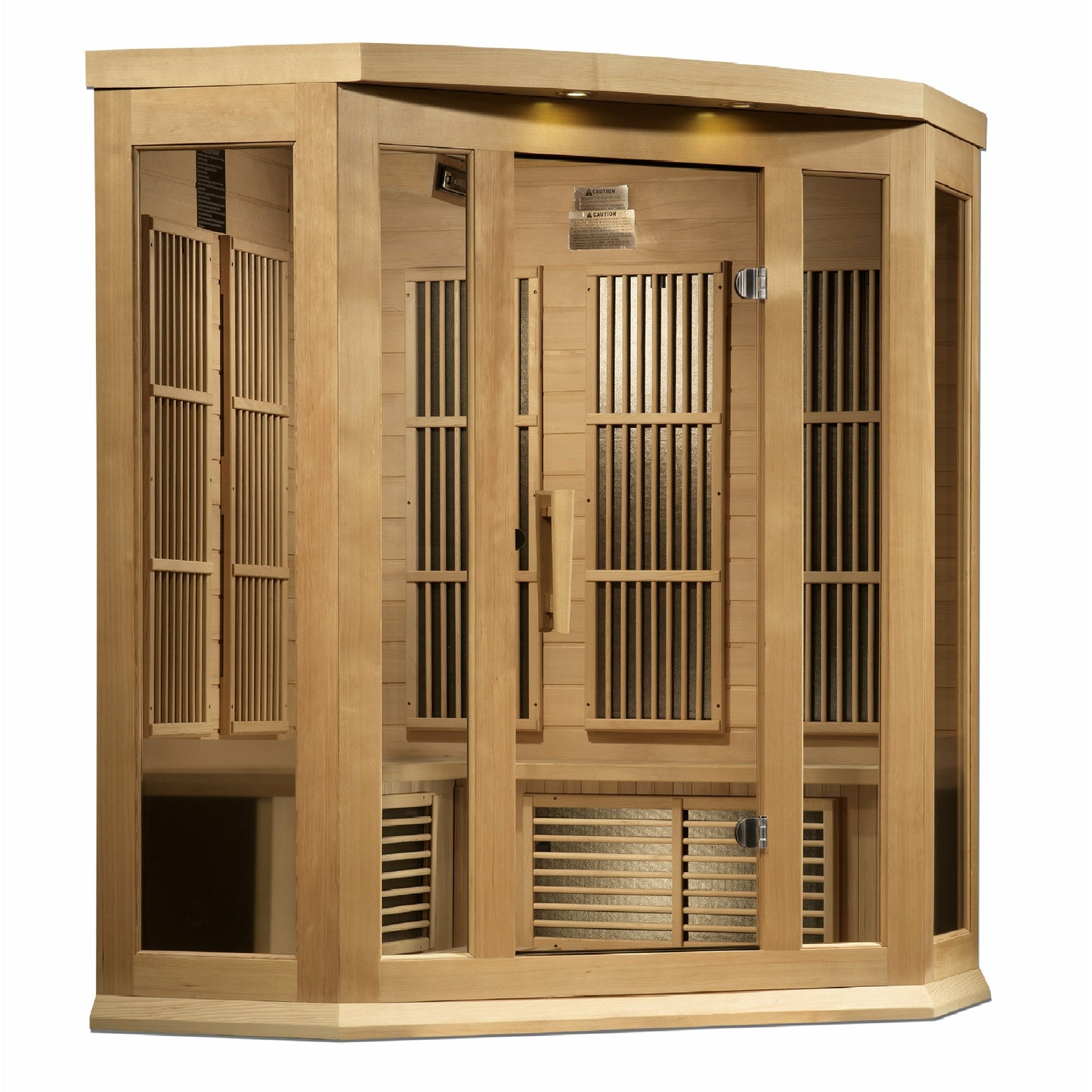 Golden Designs Maxxus 3-Person Corner  EMF FAR Infrared Sauna