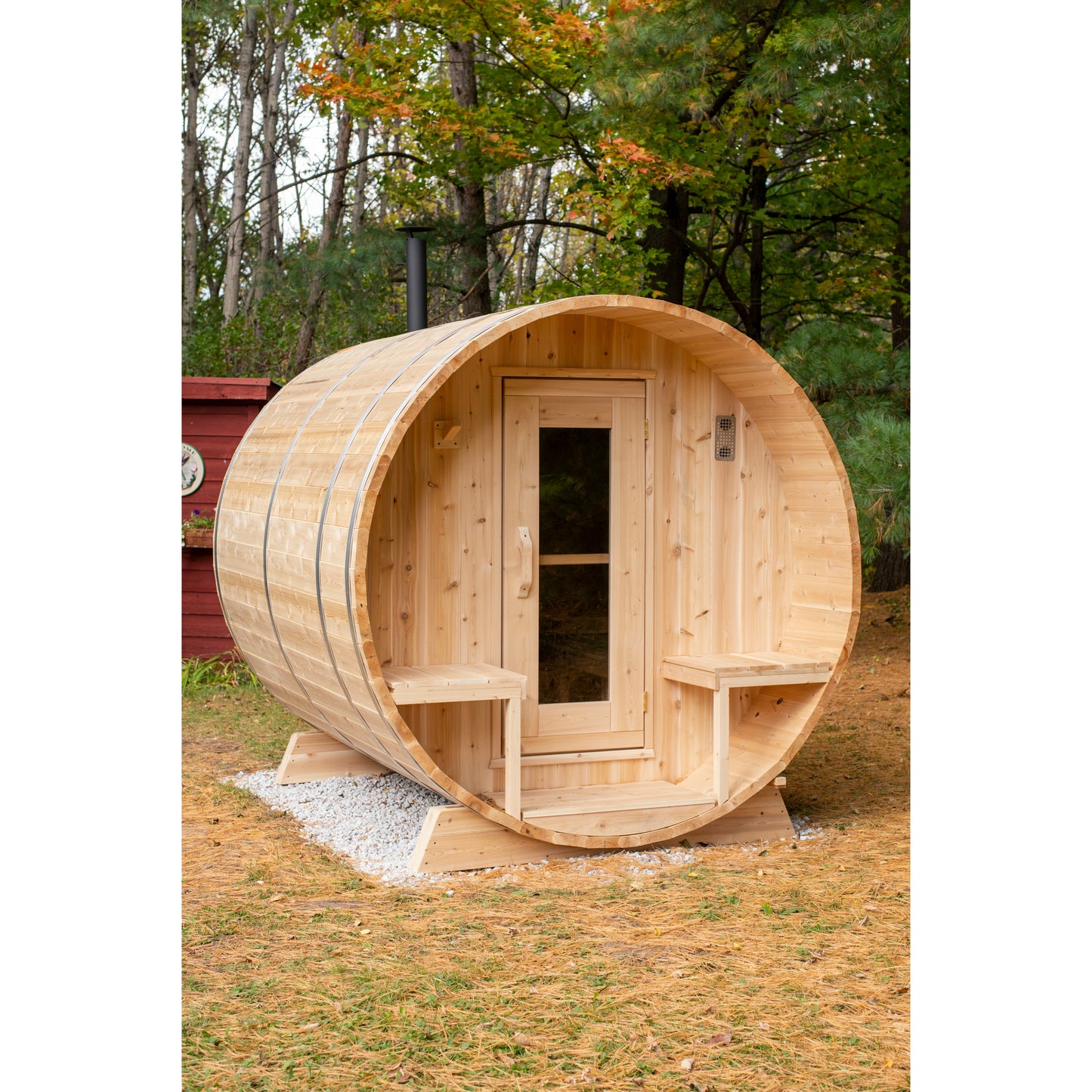 Canadian Timber Serenity Traditional Outdoor Sauna by Dundalk